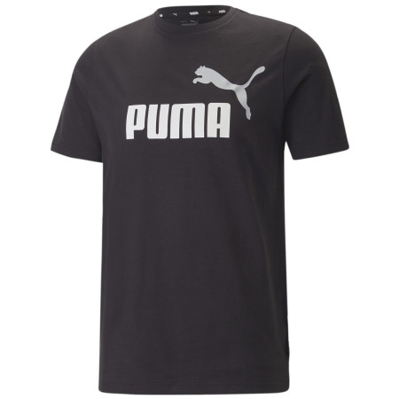 Herren-T-Shirt Puma ESS+ 2 Col Logo Tee schwarz Black