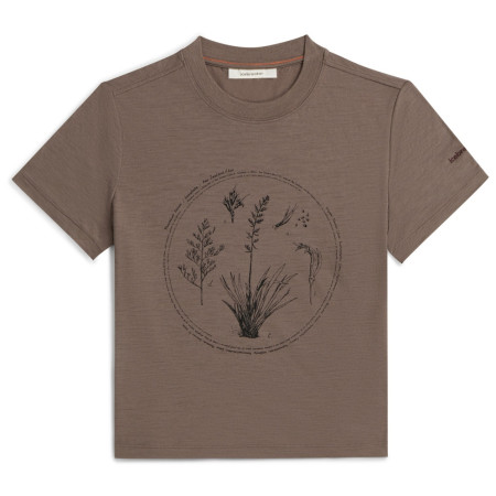 Damen-T-Shirt Icebreaker Merino 150 Tech Lite SS Crop Tee Seed Story