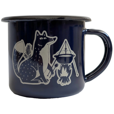 Tasse 4camping Fox Cup blau blue