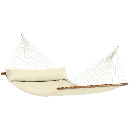 Hängematte mit Stangen La Siesta Alabama Kingsize beige Vanilla