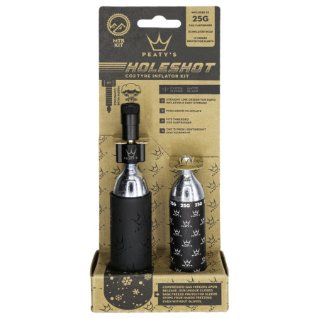 Handpumpe Peaty´s Holeshot Co2 Pumpa + Bombičky 2 Ks - Mtb
