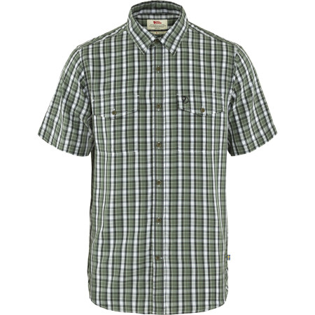 Herrenhemd Fjällräven Abisko Cool Shirt SS M grün Patina Green-Dark Navy
