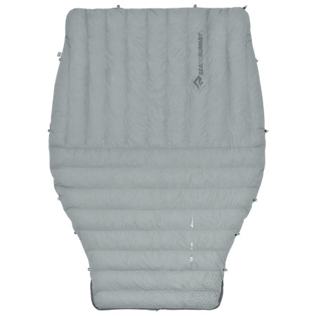 Daunenschlafsack Sea to Summit Cinder Cd II Long grau Pale Grey / Dark Grey