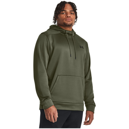Herren-Sweatshirt Under Armour Armour Fleece Hoodie dunkelgrün Marine OD Green / / Black