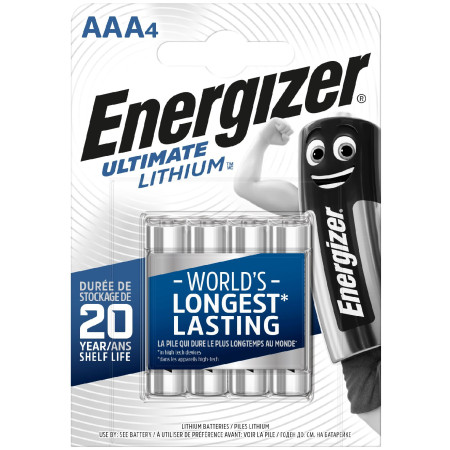 Batterie Energizer Ultimate lithium AAA/4 silber