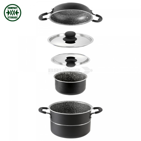 Geschirrset Brunner Pirate 6+1 18 cm