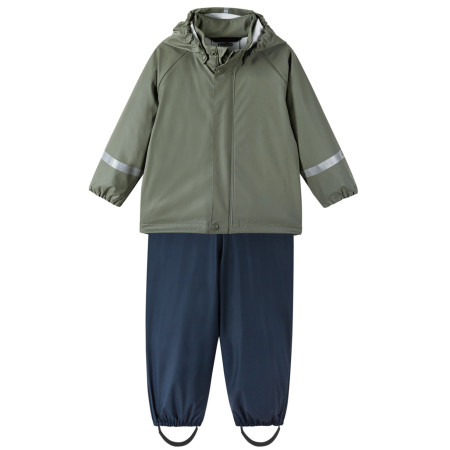 Kinderjacke Reima Tihku grün/blau Greyish green