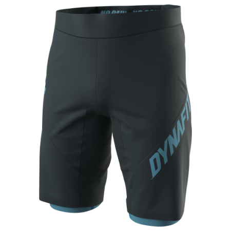 Herren-Radhose Dynafit Ride Light 2in1 Short M blau/schwarz blueberry STORM BLUE/8070