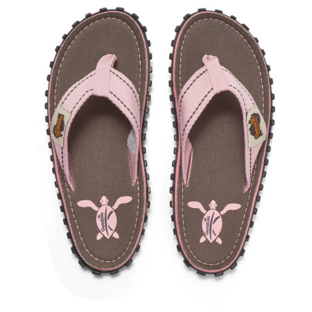 Damen Flip-Flops Gumbies Grey Turtle rosa Grey Turtle
