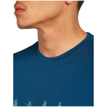 Herren T-Shirt Icebreaker Men Merino 150 Tech Lite SS Tee Snow Day