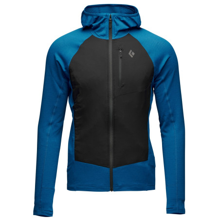 Herren Funktions-Sweatshirt Black Diamond M Coefficient Lt Hybrid Hoody blau/schwarz Kingfisher-Black (9038)