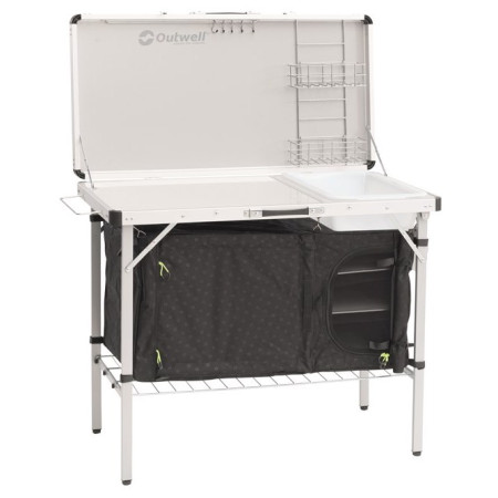 Campingküche Outwell Drayton Kitchen Table schwarz/weiß