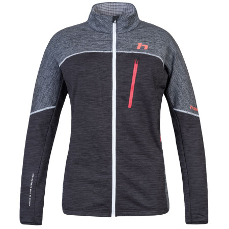 Damen-Sweatshirt Hannah Meda schwarz/grau light gray mel (dubarry)