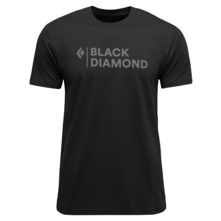 Herren-T-Shirt Black Diamond M Mini Stacked Ss Tee schwarz Black (0002)