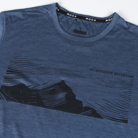 Herren-T-Shirt MOOA Merino Lyolite Highlander 150 Short