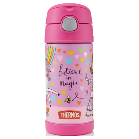 Kinder Thermoflasche Thermos Funtainer 355 ml rosa