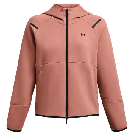 Damen-Sweatshirt Under Armour Unstoppable Flc FZ rosa CanyonPink/Black