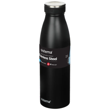 Thermokanne Sistema Stainless Steel 500 ml schwarz