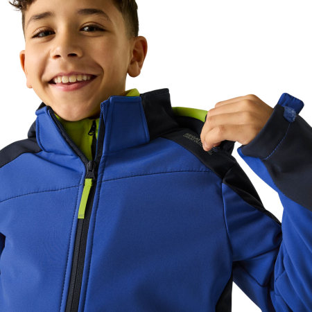 Kinder-Softshell-Jacke Regatta Haydenbury Navy/Olympian Blue