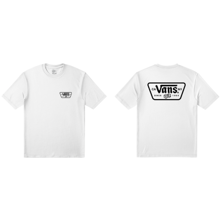 Herren-T-Shirt Vans Knu Patch SS Tee weiß White