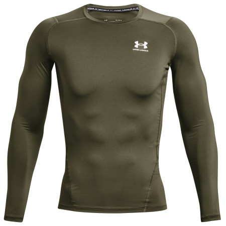 Herren-Funktionsshirt Under Armour HG Armour Comp LS dunkelgrün Marine OD Green / / White