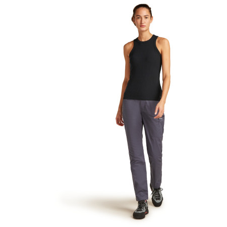 Damenunterhemd Icebreaker W Mer Rib Lotus Tank