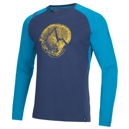 Herren-T-Shirt La Sportiva Cross Section Long Sleeve M dunkelblau Night Blue/Crystal