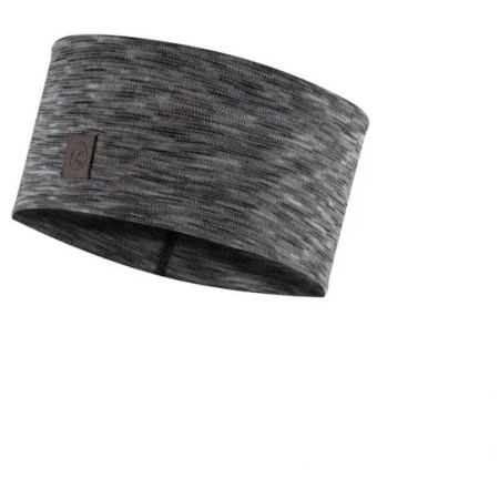 Stirnband Buff Merino Wide Headband grau/weiß Fog Grey