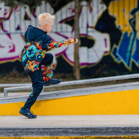 Kinder Softshellhose WAMU Game On