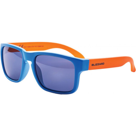 Kinder-Sonnenbrille Blizzard PCC125, 55-15-123 blau/orange bright blue matt