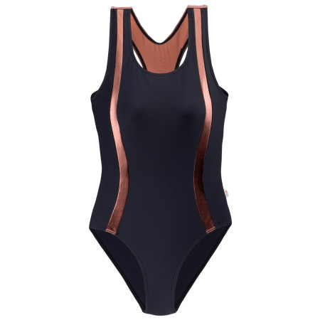 Damenbadeanzug Aquawave Asma Wmns schwarz/rosa Black/Glitter Mocha