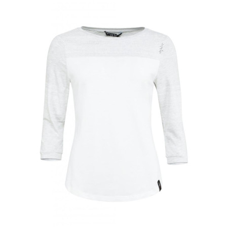 Damen-T-Shirt Chillaz Chamonix Ornament weiß/grau White/Light Grey Melange