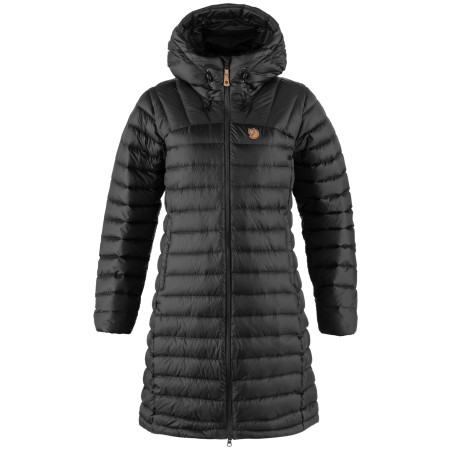 Damen Daunenmantel Fjällräven Snow Flake Parka schwarz Black