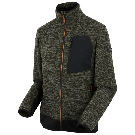 Herren-Sweatshirt Regatta Baslinn grün OlivNtMl/Blk