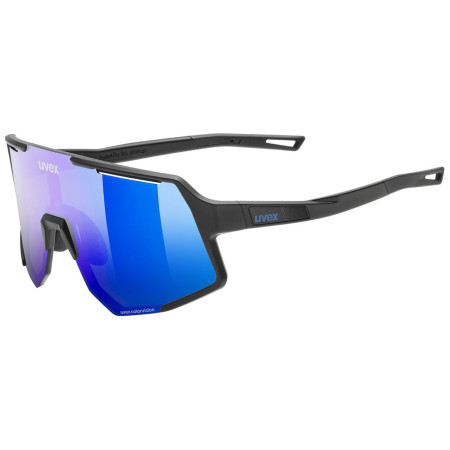Sonnenbrille Uvex Sequenze Cv schwarz/blau BLACK MATT / MIR.BLUE