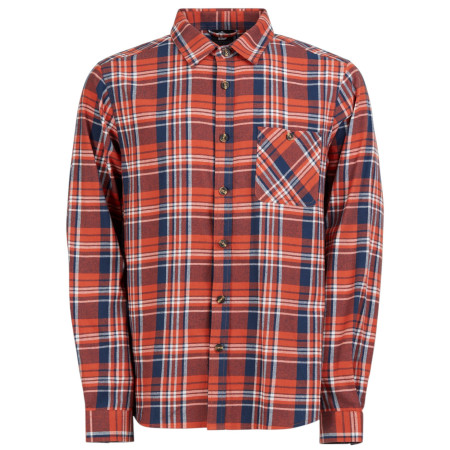 Herrenhemd Fundango Harris Shirt rot blood