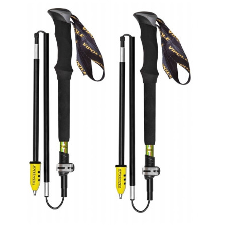 Trail Running Stöcke Vipole Trail Approach Silent Dlx schwarz