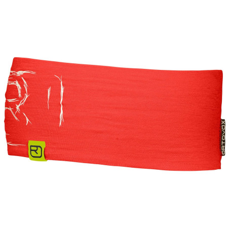 Stirnband Ortovox 120 Tec Logo Headband rot Coral