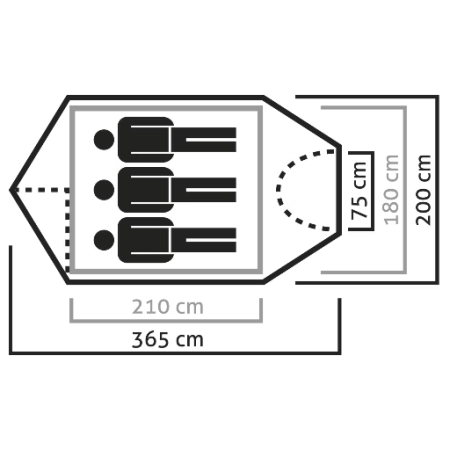 Zelt Salewa Sierra Leone III Tent