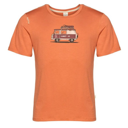 Herren-T-Shirt Chillaz Bozen Climber's Life orange Terracotta