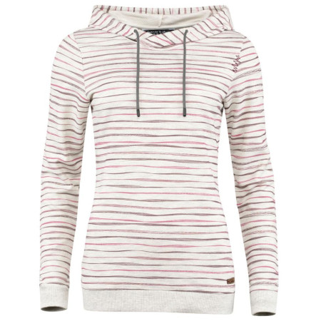 Damen-Sweatshirt Chillaz Lugano Stripes Wave hellgrau Creme