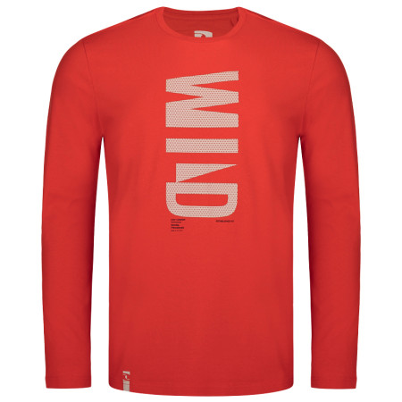 Herren-T-Shirt Loap Allonzo rot/weiß Fiery Red/White