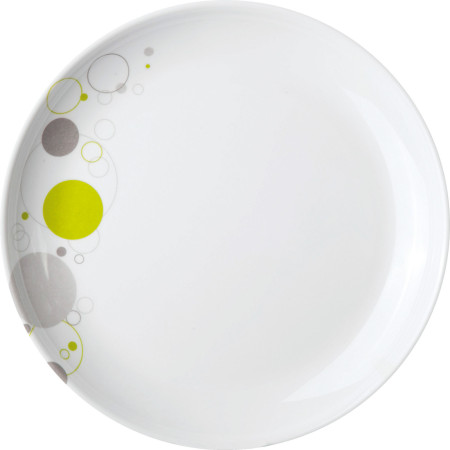 Teller Brunner Dinner plate ø 25 cm weiß/grün