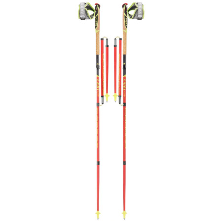 Trail Running Stöcke Leki Micro Trail Pro (2019) rot NeonredDarkedGreyWhiteNeonyellow