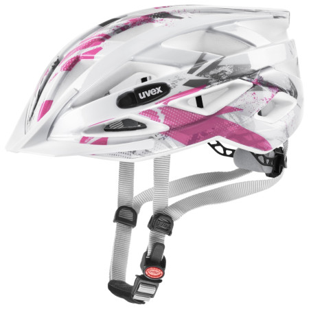 Fahrradhelm Uvex Air wing 2024 weiß White/Pink