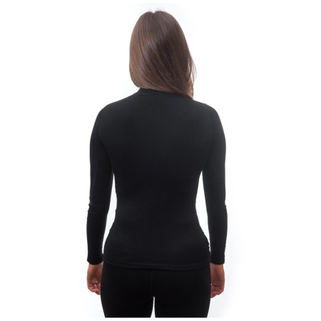 Damen-Funktionsshirt Sensor Merino DF mit Reißverschluss