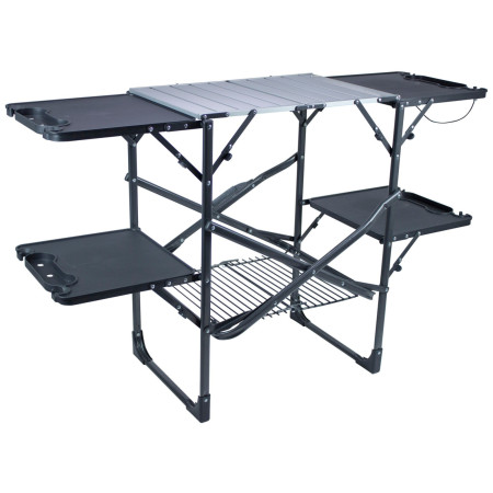 Campingküche GCI Slim-Fold Cook Station schwarz Black Chrome