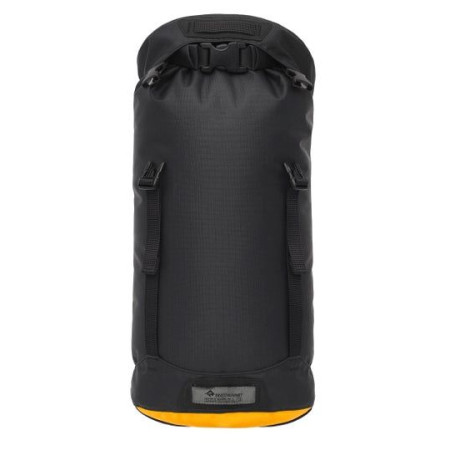 Wasserdichter Packsack Sea to Summit Evac Compression Dry Bag HD 13L schwarz Jet Black