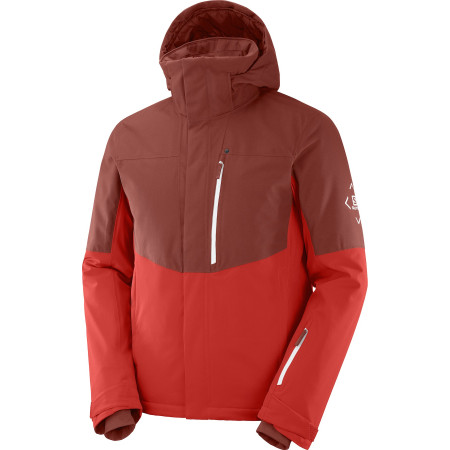 Herrenjacke Salomon Speed Jacket M rot GojiBerry/MadderBrown/White