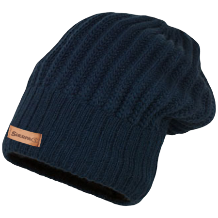 Wintermütze Sherpa Beanie Mono dunkelblau Darkblue
